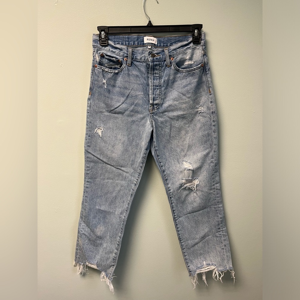 Pistola blue jeans!